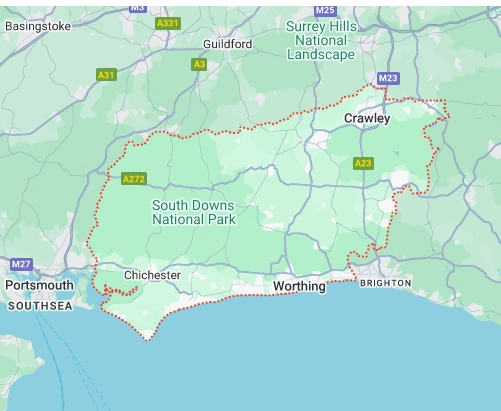 Sussex map - 100% no win no fee